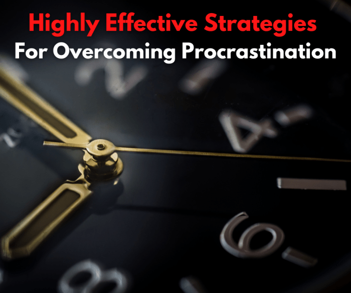 Procrastinating procrastination overcoming step